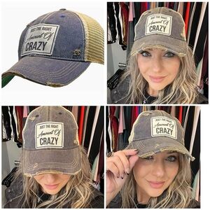 Unisex Distressed Ball Cap